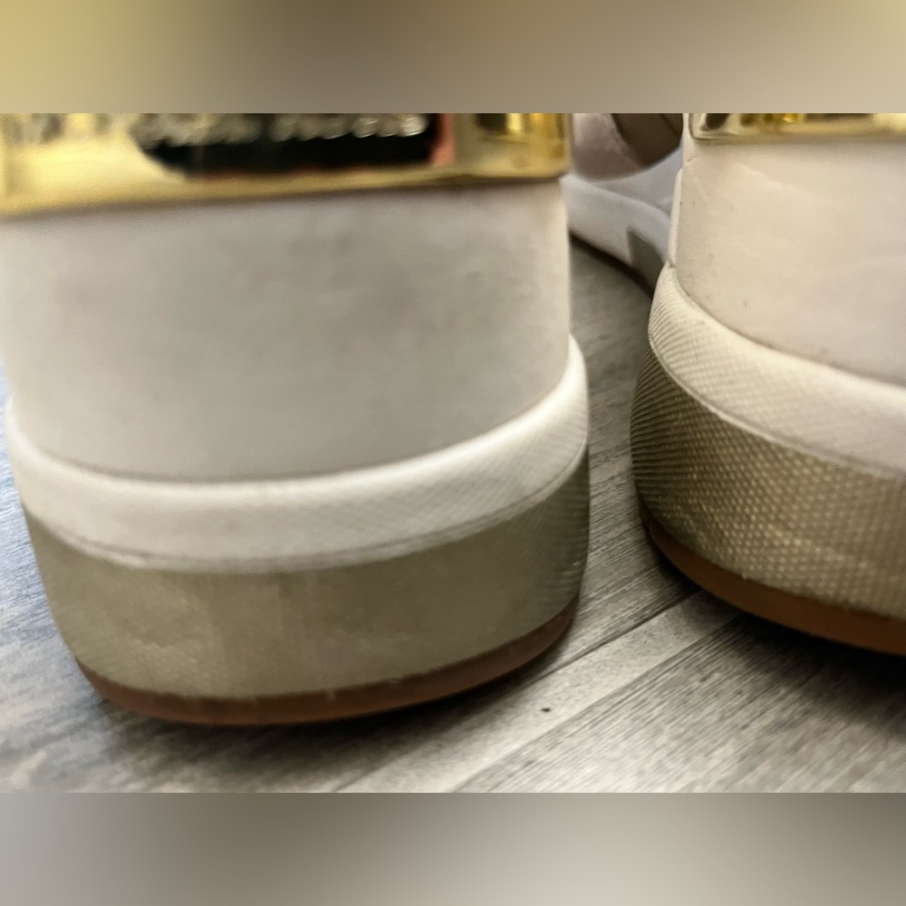 MICHAEL KORS Beckett Ballerina Wedge Sneakers, gold beige - Picture 8 of 9